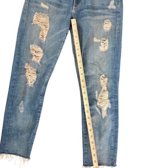 Frame Denim Le Garçon Distressed Jeans Size 24 - Picture 7 of 11